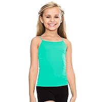 Kurve Girl’s Sleeveless Tank Top – Stretch Undershirts Cami Camisole, UV Protective Fabric, Rated UPF 50+ (Made in USA)