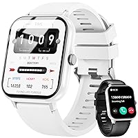 Smartwatch with Phone Function, Fitness Watch, Sports Watches - 1.83 Inch Smart Watch Men Women with Heart Rate Sleep Monitor Pedometer Waterproof Fitness Watch 100 Sports Modes Watch for iOS Android