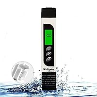 TDS Meter Digital Water Tester,WoEluone 3 in 1 TDS,Temperature and EC Meter,Accurate Ideal PPM Meter for Drinking Water, Aquariums,RO System and More