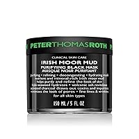 Peter Thomas Roth | Irish Moor Mud Purifying Black Mask | Decongesting Facial Mask, Helps Reduce the Look of Pores, Fine Lines and Wrinkles 5 Fl Oz (Pack of 1)