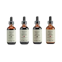 Bourbon Bitters Bundle: Woodford Reserve Aromatic, Spiced Cherry, Orange, and Chocolate Cocktail Bitters - 2 oz Each