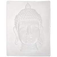 RAYHER HOBBY 36013000 Mould Approx. 23 x 18 cm, Buddha 20 cm, Food-Safe, Frost and Heat Resistant, Pouring Creative Concrete, raysine Casting Powder, Wax, etc.