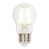 Westinghouse Lighting 5278000 8 Watt (75 Watt Equivalent) A15 Dimmable Clear Filament LED Light Bulb, Medium Base