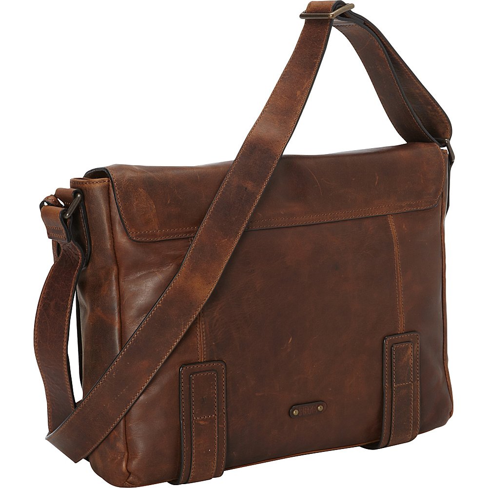 Frye Men's Logan Messenger Bag, Dark Brown, One Size