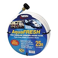 AquaFresh High Pressure Drinking Water Hose, Water Hose Hookup for RV - 1/2