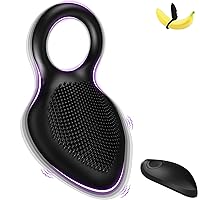 Vibrating Cock Ring Vibrator with Remote Control, Rechargeable Silicone Penis Rings with 10 Intense Vibration Modes, Adult Sex Toys Clitoral Massager for Male Erection Enhancing & Couples Pleasure