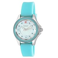 Arbon Collection Stainless Steel Silicone Interchangable Band Women's Watch
