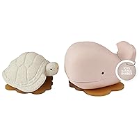 Squeeze'n'Splash Bath Toys (Whale & Turtle (Pink & Vanilla))