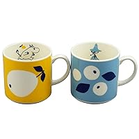 Yamaka Shoten MOOMIN MM031/3-13 Mug, Pair, Moomin & Snufkin, Made in Japan, 11.8 fl oz (350 ml), Multi