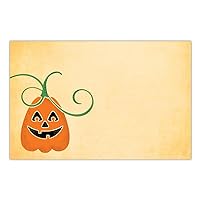 DB Party Studio 25 Count Halloween Paper Placemats Playful Autumn Pumpkin Adult Teen Children Kids Costume Parties Brunch Lunch Disposable Easy Cleanup 17