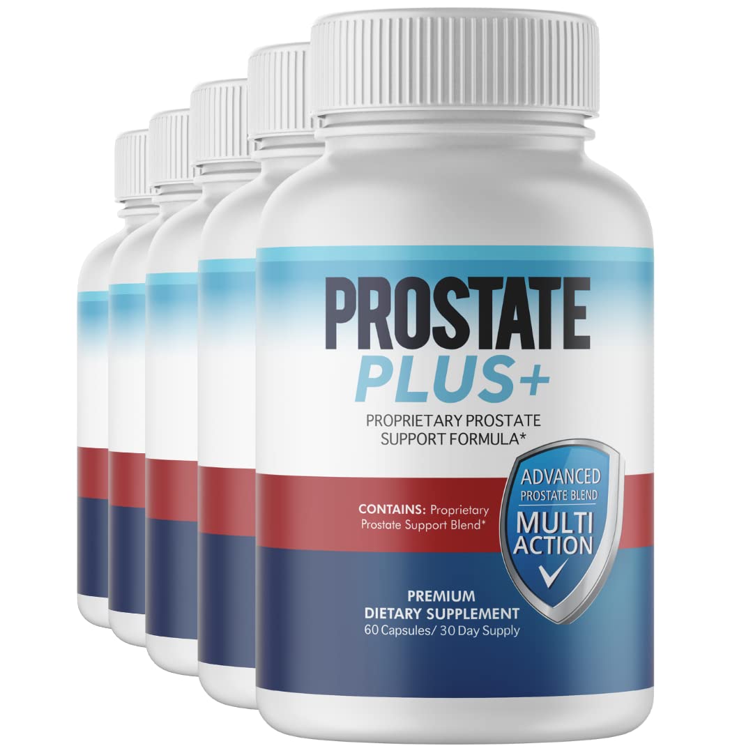 Prostate Plus+ Proprietary Prostate Support Formula 300 Capsules, 5 Bottles