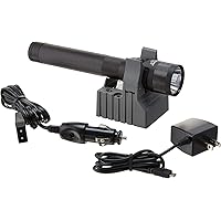 Streamlight 75866 Stinger 425-Lumen DS LED Flashlight, 120V AC/12V DC Steady Charger and 1 Smart Charge Holder, Black, Clear Retail Packaging