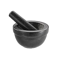 Rösle Granite Spice and Herb Grinding Mortar and Pestle, Stainless Steel