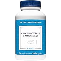 Calcium Citrate & Magnesium (300 Capsules) by The Vitamin Shoppe