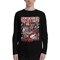 Otep Band T Shirt Men Fashion Long Sleeve T-Shirts Fashion Casual Tee Black