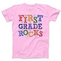 First Grade Rocks Basic Short Sleeve - Back to School Shirt