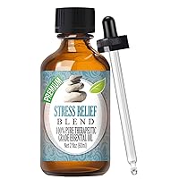 Healing Solutions Stress Relief Blend Essential Oil - 100% Pure Therapeutic Grade - 60ml