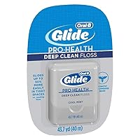 Glide Deep Clean Floss Cool Mint 43.70 Yards (Pack of 2)