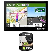 Garmin 010-02858-01 Drive 53 GPS Navigator with Touchscreen and Traffic Feature Bundle with 2 Year CPS Enhanced Protection Plan