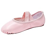 Stelle Ballet Shoes for Girls Toddler Dance Slippers Soft Leather Ballerina Boys Shoes for Toddler/Little Kid/Big Kid/Women