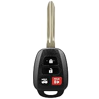 Key Fob Replacement Keyless Entry Remote Car fits for Camry Corolla Tacoma 2014 2015 2016 2017 2018 2019 with H Chip, HYQ12BEL HYQ12BEL