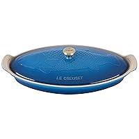 Le Creuset Heritage Stoneware Oval Fish Baker, 1.7qt., Marseille