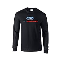 Ford Performance Long Sleeve Ford Car T-Shirt-Black-XL
