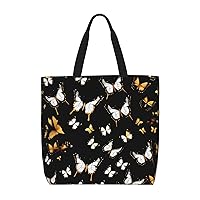 Adorable Schnauzer Print Tote Bag Zipper Casual Tote'S Handbag Big Capacity Work Bag Shoulder Bag With Pockets