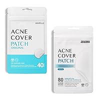 Pimple Patches Hydrocolloid Acne Patches, Acne Spot Treatment for Blemishes and Zit with Tea Tree Oil, Calendula Oil and Cica Oil for Face, Vegan, Cruelty Free Certied (40 CT + 80 CT)