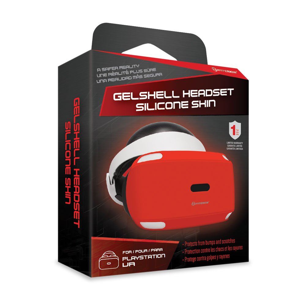 Hyperkin GelShell Headset Silicone Skin for PS VR (Red)