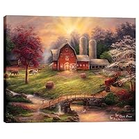 Cortesi Home 'Anticipation of the Day Ahead' by Chuck Pinson, Canvas Wall Art, 12