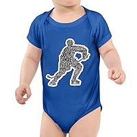 Hockey Word Cloud Baby bodysuit - Gifts for Kids - Hockey Lovers Gifts