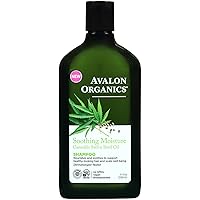 Avalon Organics Soothing Moisture Cannabis Sativa Seed Oil Shampoo, 11 oz