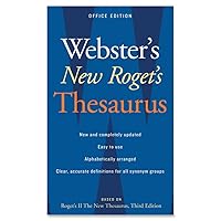 Webster's New Roget's Thesaurus, Office Edition Webster's New Roget's Thesaurus, Office Edition Paperback