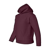 Gildan Youth Hooded Sweatshirt, Style G18500B Maroon