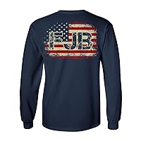 FJB F Joe Biden Men's Funny Political Humor Conservative Republican Long Sleeve T-Shirt