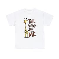 Tall and Awkward Just Like Me Stand Tall Humor Funny Casual Wear T-Shirt