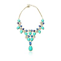 Amrita Singh Crystal Dune Necklace Turquoise/Lapis