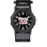 Timex Unisex Collegiate Recruit 38mm Watch – Oklahoma Sooners with Black Fabric Strap