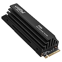 New 2024 T705 4TB PCIe Gen5 NVMe M.2 SSD with Heatsink - Up to 14,100 MB/s - Game Ready - Internal Solid State Drive (PC) - +1mo Adobe CC - CT4000T705SSD5