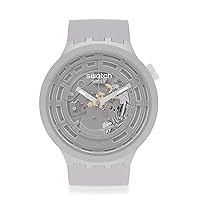 Swatch Analogue SB03M100, Gray, Stripes.