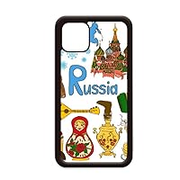Russia Landscap Animals National Flag for iPhone 12 Pro Max Cover for Apple Mini Mobile Case Shell