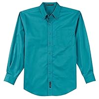 Port Authority Tall Long Sleeve Easy Care Shirt. TLS608 Teal Green