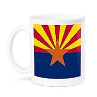 3dRose Flag of Arizona Mug, 11 oz, Ceramic