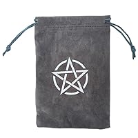 Mini Jewelry Tarot Storage Bags Velvet Print Drawstring Pouch Bag Divination Tarot Bag Drawstring Game Card Stored Bag