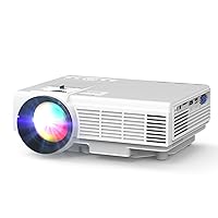 Mini Projector, 8500Lumen 720P HD Supported Outdoor Projector, Portable Movie Video Projectors Compatible with TV Stick, iOS & Android Phone, HDMI