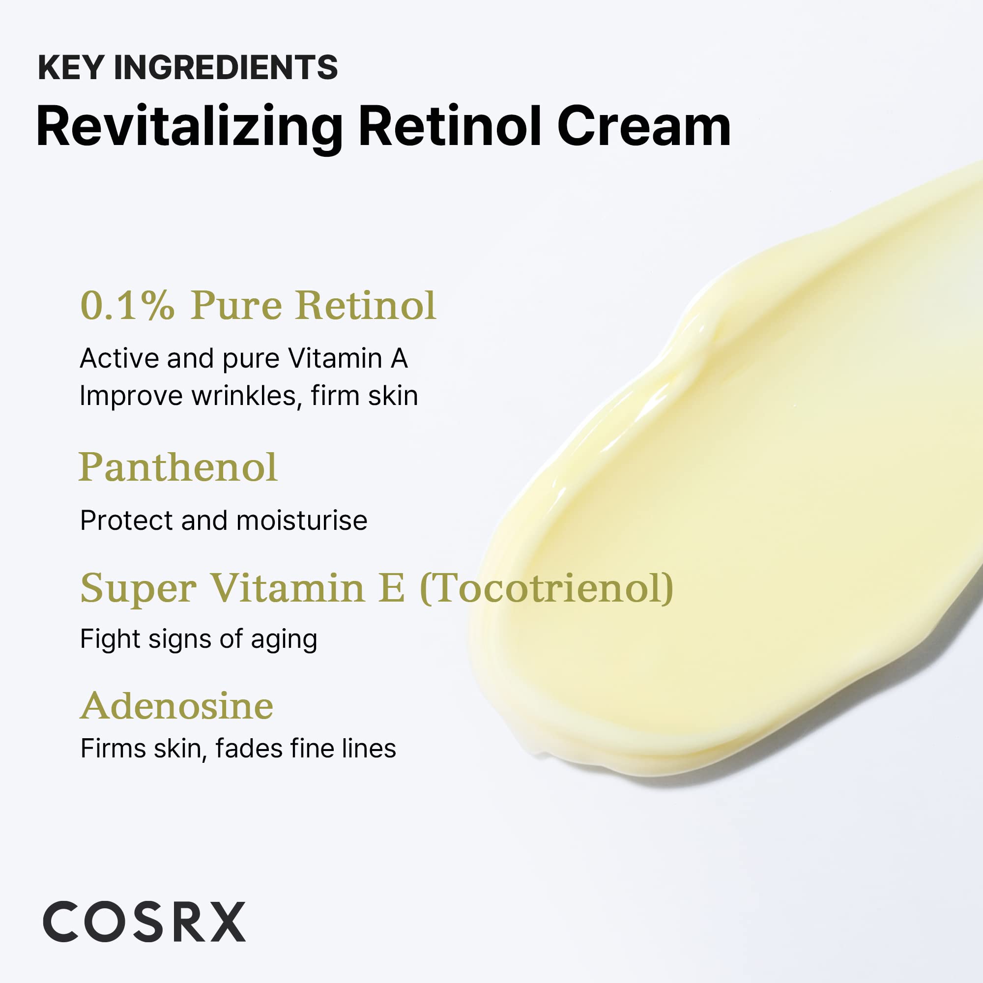 COSRX Skin Cycling Routine - Snail Mucin 96% Essence + Retinol 0.1 Cream, Recovery Set for Face and Neck, Fine Lines Spot Treatment, Repair Cream for Face