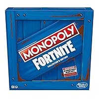 Monopoly: Fortnite Collector's Edition Board Game Inspired by Fortnite Video Game, Board Game for Teens and Adults, Ages 13 and Up