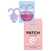 I DEW CARE Rolling With It + Hydrocolloid Acne Pimple Patch - Timeout Blemish Happy Paws Bundle