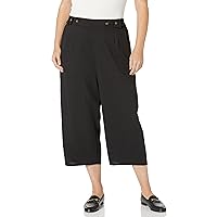 City Chic Women's Citychic Plus Size Pant Button Crop